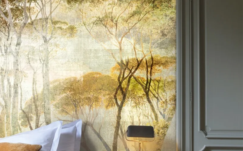 Klassiek elegante woonstijl in de slaapkamer