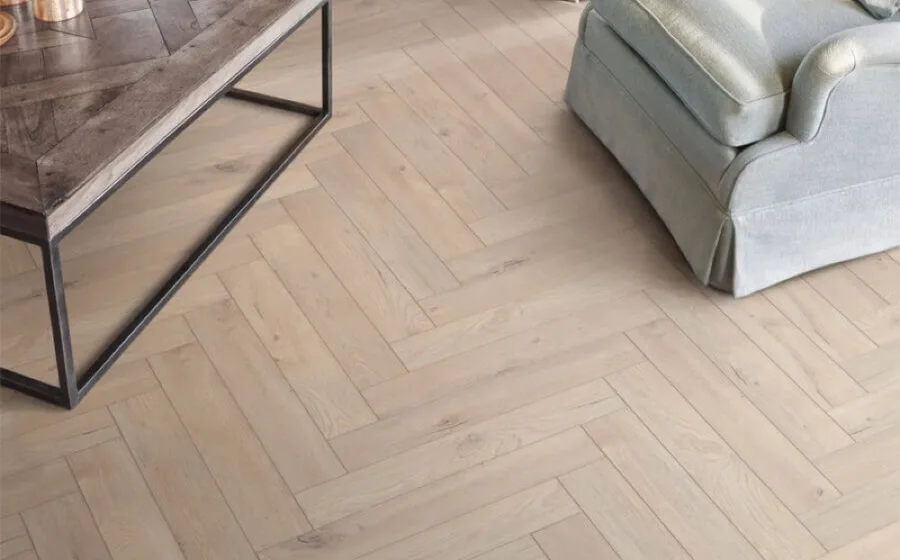 COREtec visgraatvloer bij Aanhuis