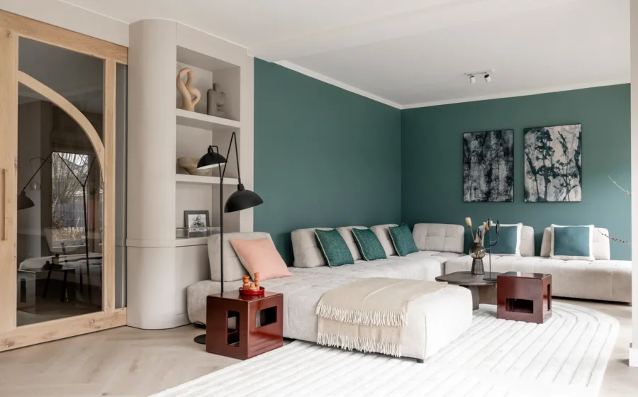 Inspiratiefoto woonkamer in Leidseveen