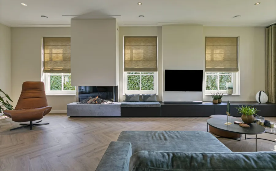 Zonnelux Décoration de fenêtre Stores plissés pour salon