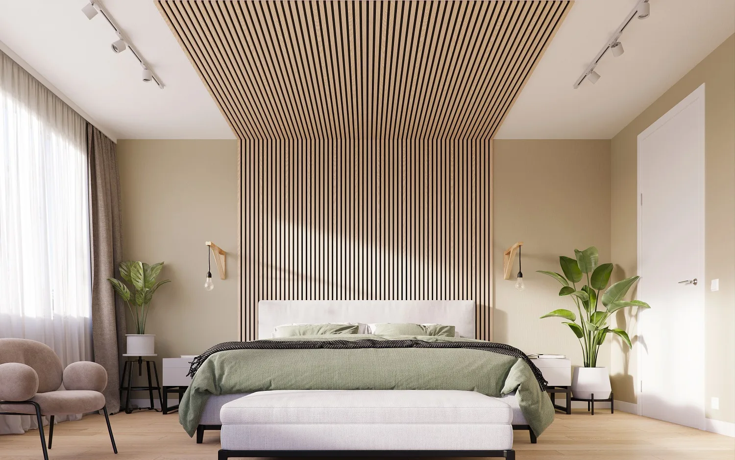 Can Do Decowall acoustic Eiken Slaapkamer