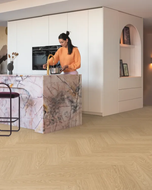 Vinyl vloer van Quick Step bij Aanhuis