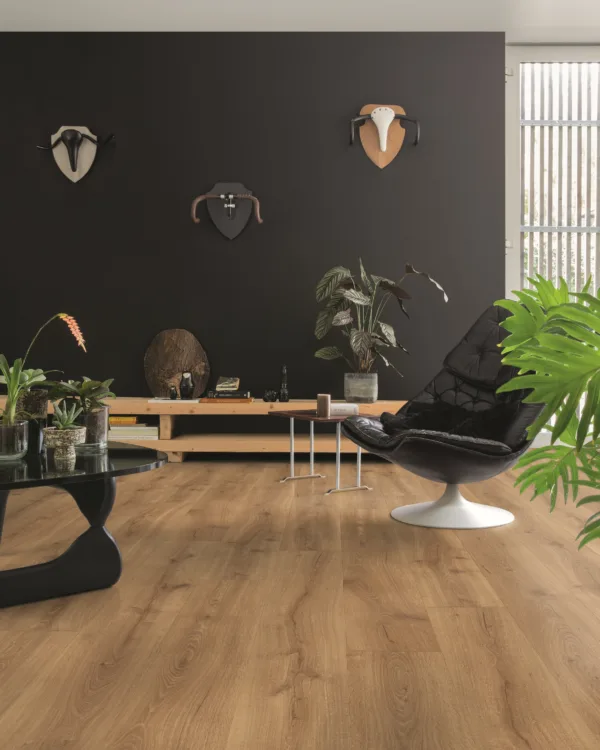 Een laminaatvloer van Quick Step bij Aanhuis