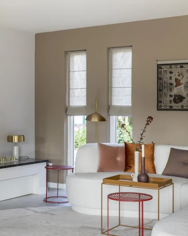 Vouwgordijn op maat voor smal raam