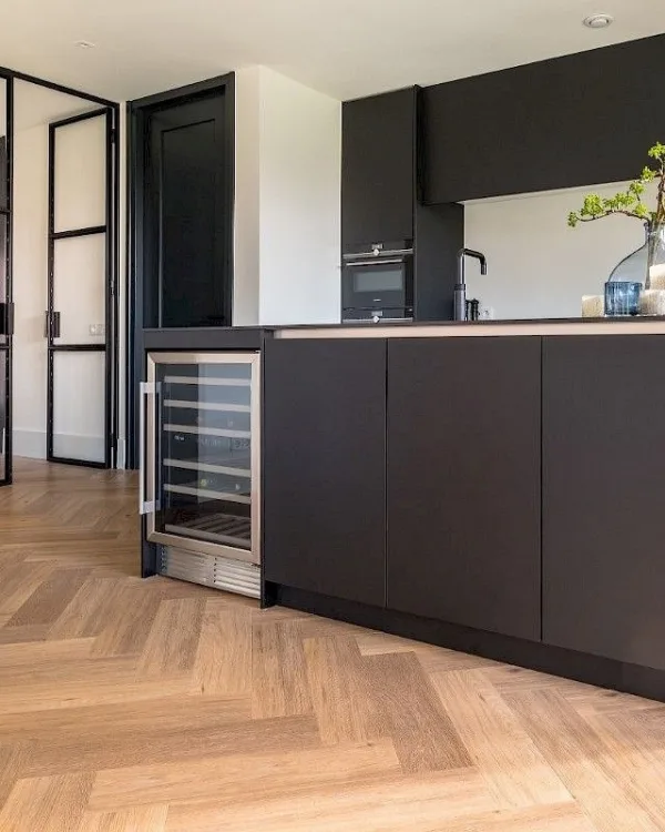 Therdex pvc-visgraatvloer in de keuken