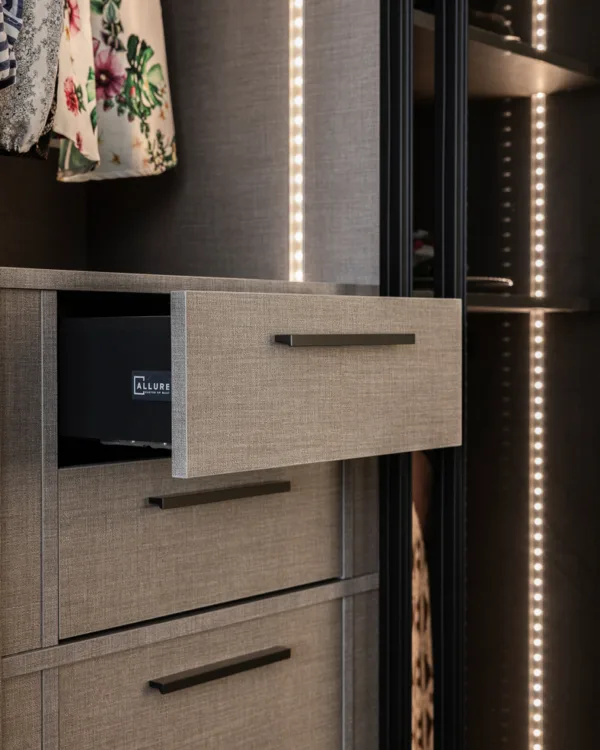 Close-up van kastlade