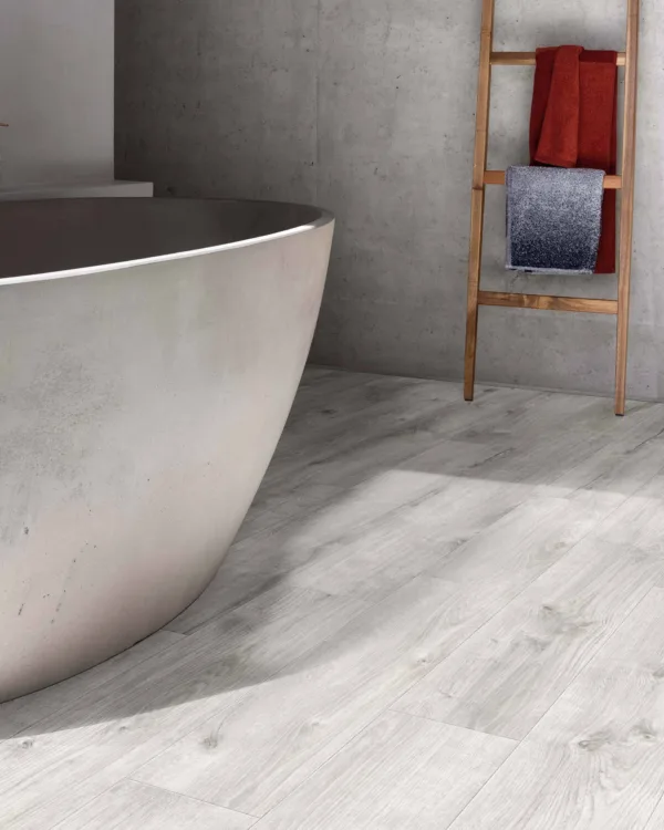 Vinylvloer in de badkamer