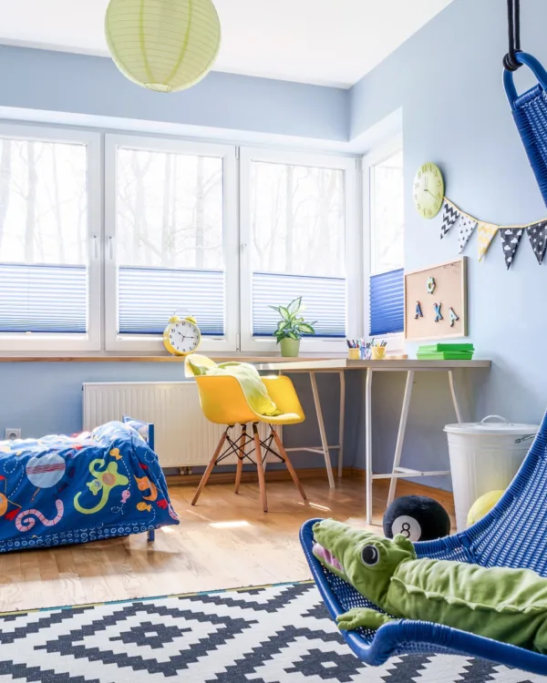 Plissés in de kinderkamer