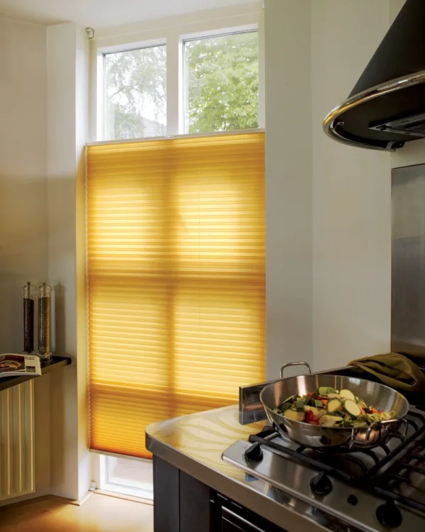 Plisségordijnen keuken top down bottom