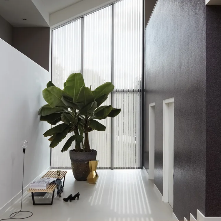 Lamellen op maat in de hal