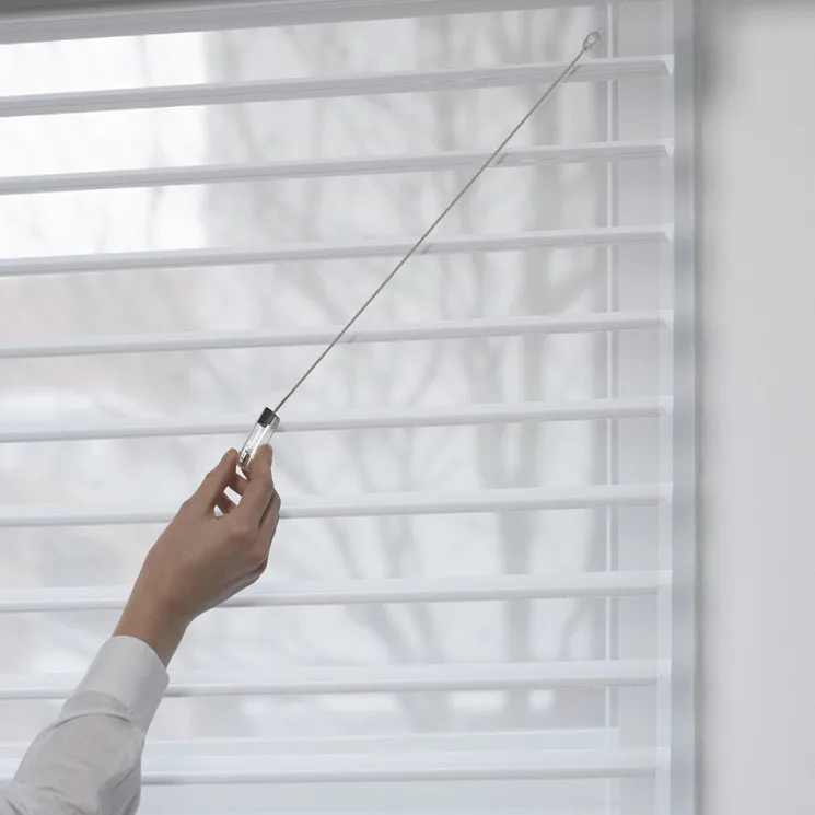 Luxaflex silhouettes met koord wit