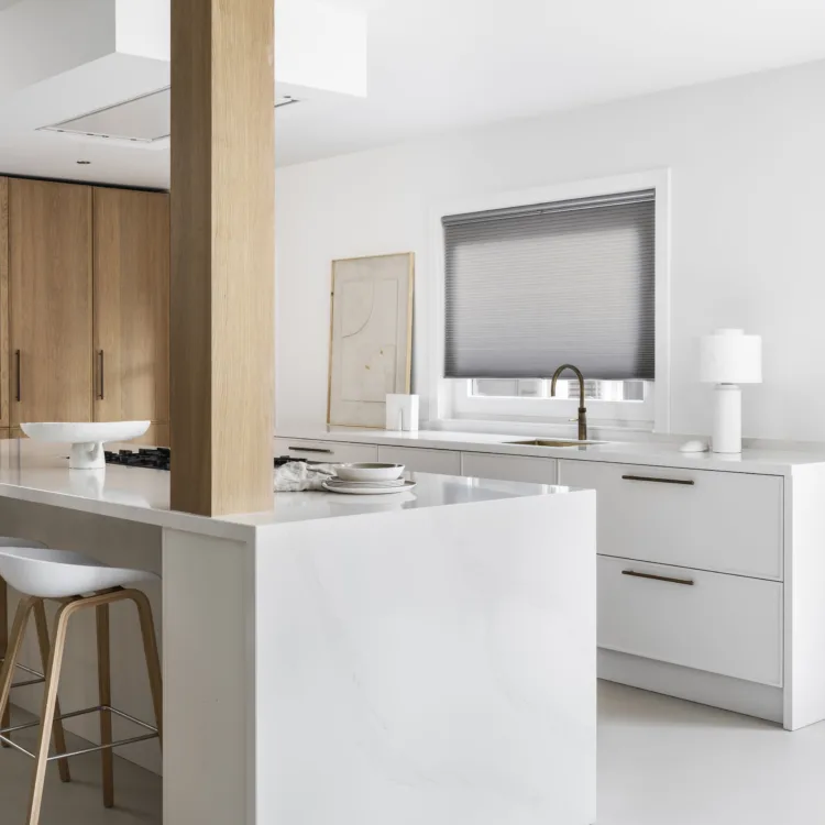 Duettes bece grijs keuken