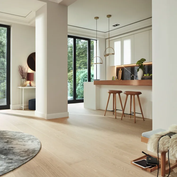 Lindura Meister Heditex fineerparket houten vloer ultramattlackiert Ambiente 02
